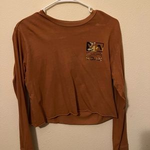 RVCA cropped long sleeve